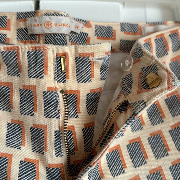 🤩 Tory Burch, Totally adorable straight leg cropped pants 🤩 - Picture 3 of 13